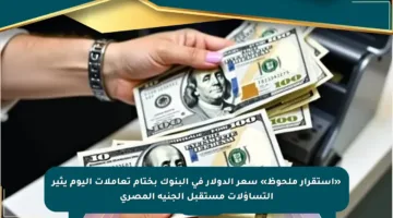 «استقرار ملحوظ» سعر الدولار في البنوك بختام تعاملات اليوم يثير التساؤلات مستقبل الجنيه المصري